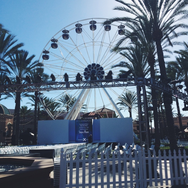 Irvine Spectrum Center Ferris Wheel at Style Week OC 2014
